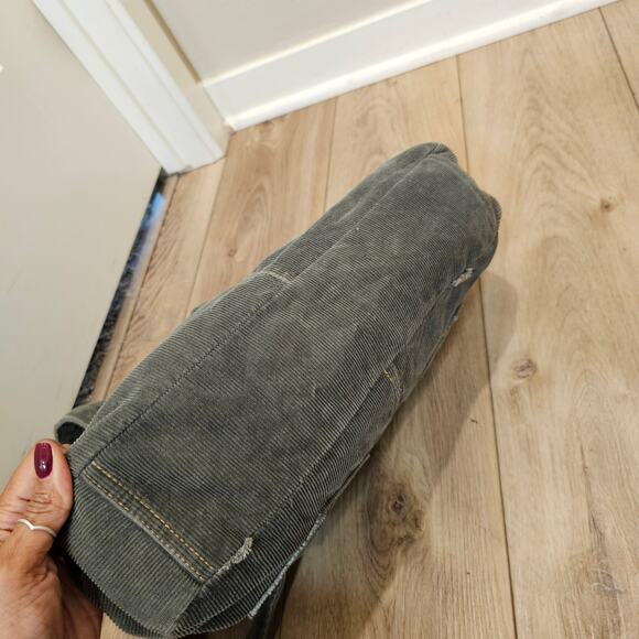 Levi's Army Green Corduroy Tote Shoulder Bag - Picture 5 of 7